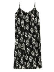 Basic Style Flower Print Dress-SimpleModerne