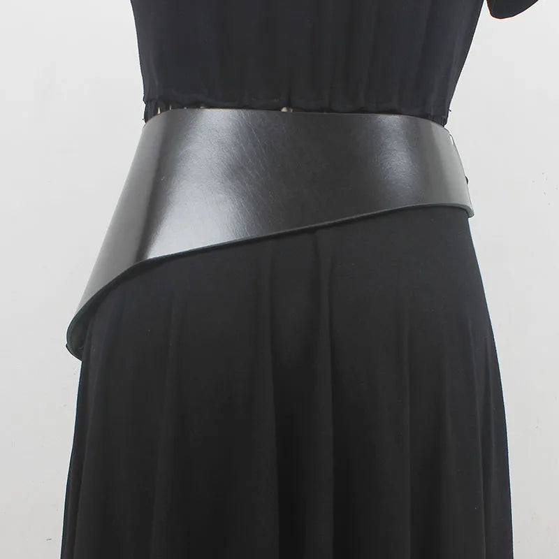 Casual Minimal Goth Buckled Belt-SimpleModerne