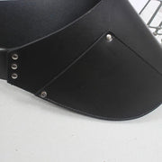 Casual Minimal Goth Buckled Belt-SimpleModerne