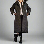 Casual Minimal Goth Light Cotton Padded Coat-SimpleModerne