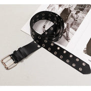 Casual Minimal Goth Rivet Belt-SimpleModerne