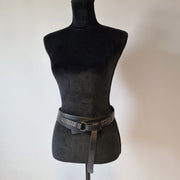 Casual Minimal Goth Rivet Belt-SimpleModerne