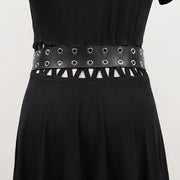 Casual Minimal Goth Rivet Belt-SimpleModerne