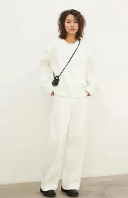 Casual & Punky White Set-SimpleModerne