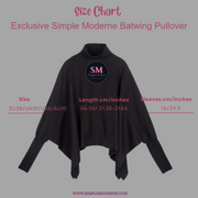 Exclusive Simple Moderne Batwing Pullover-SimpleModerne