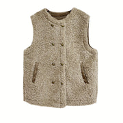 Fluffy Vest – Cozy Winter Essential-SimpleModerne