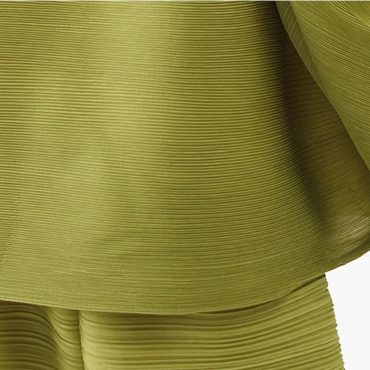 Japanese Pleated Design Two Piece Lemon Set-SimpleModerne