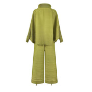 Japanese Pleated Design Two Piece Lemon Set-SimpleModerne