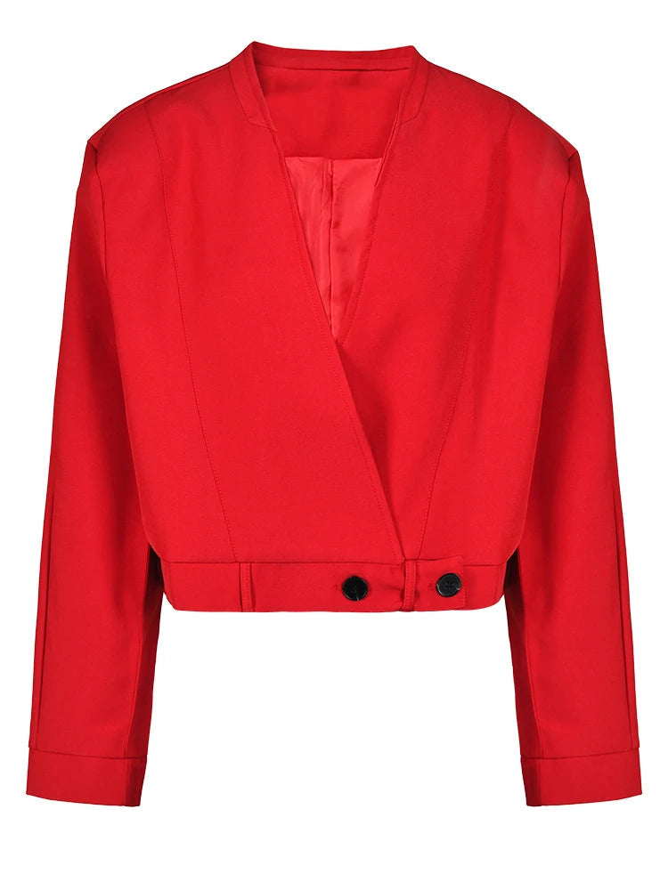 Jazz Up Classy Crop Blazer-SimpleModerne