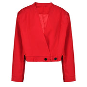 Jazz Up Classy Crop Blazer-SimpleModerne