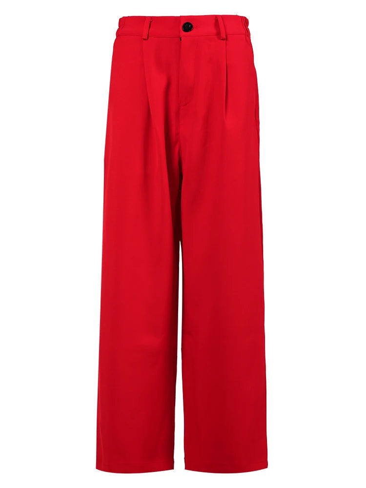 Jazz Up Classy Red Trousers-SimpleModerne