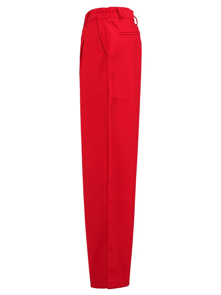 Jazz Up Classy Red Trousers-SimpleModerne