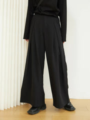 Jazz Up Ellijam Wide Legged Black Trousers-SimpleModerne