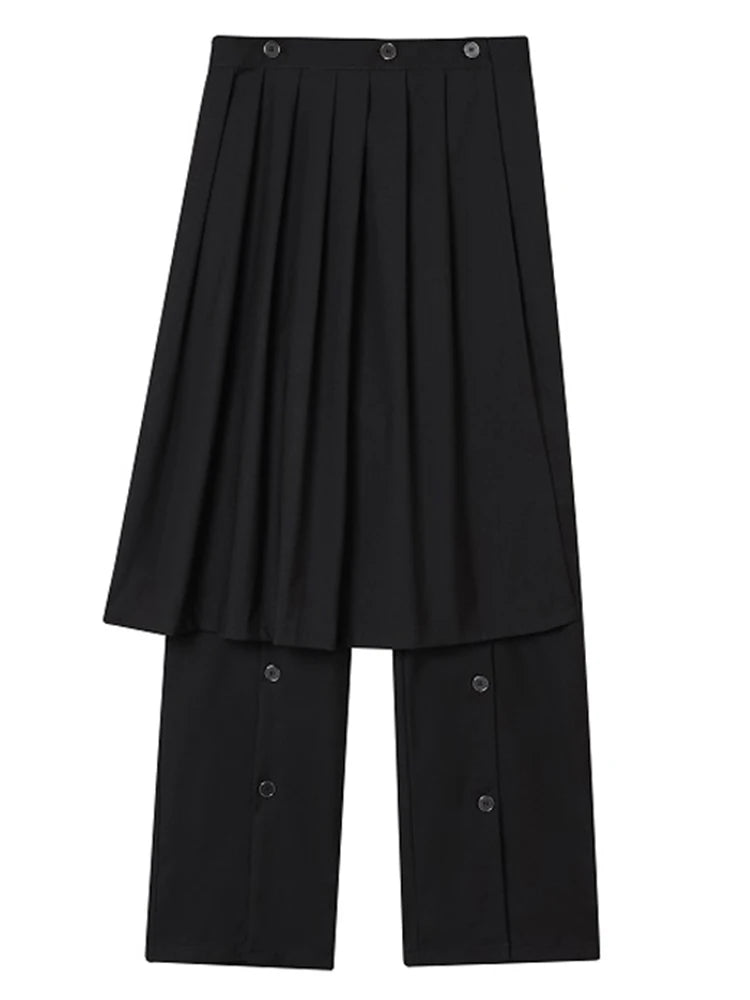 Jazz Up Irregular Design Two Piece Trousers-SimpleModerne