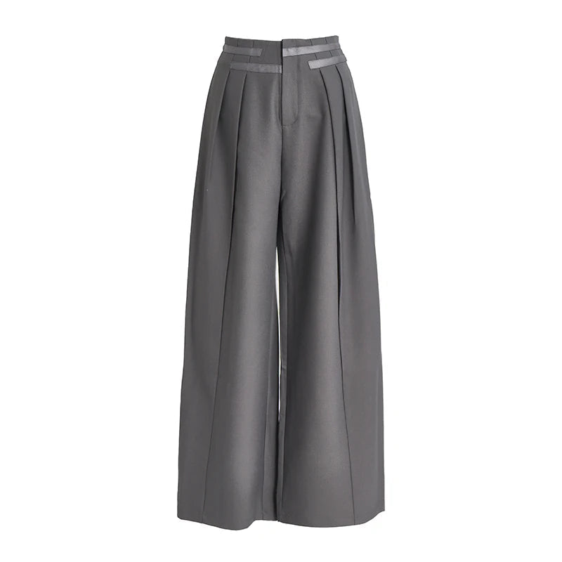 Jazz Up Office Style Irregular Design Trousers-SimpleModerne