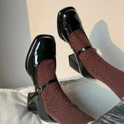 Jazz Up Retro Style Black Shoes-SimpleModerne