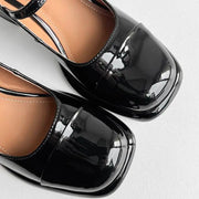 Jazz Up Retro Style Black Shoes-SimpleModerne