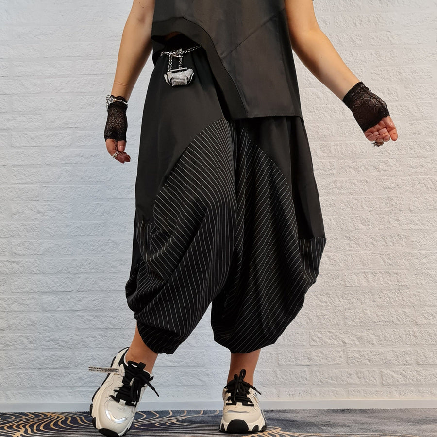 Jazz Up Street Punk Wide Legged Pants-SimpleModerne