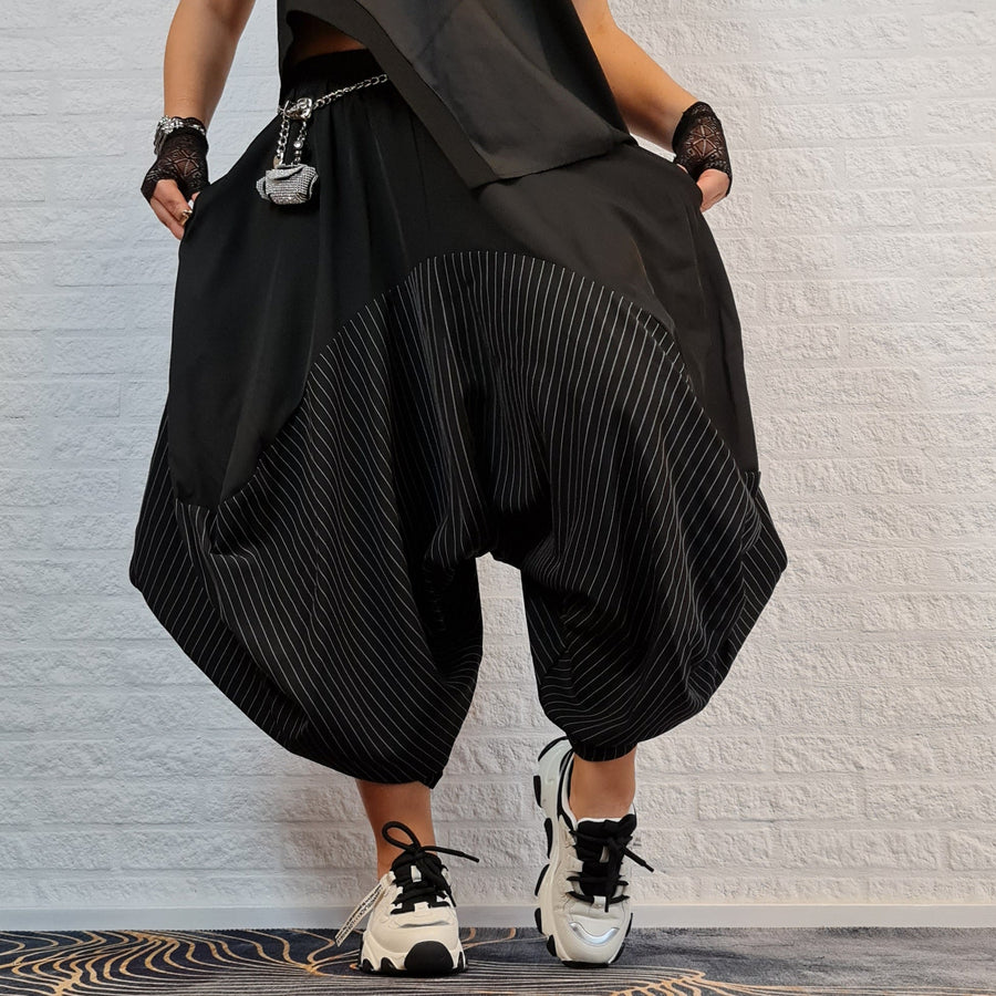 Jazz Up Street Punk Wide Legged Pants-SimpleModerne