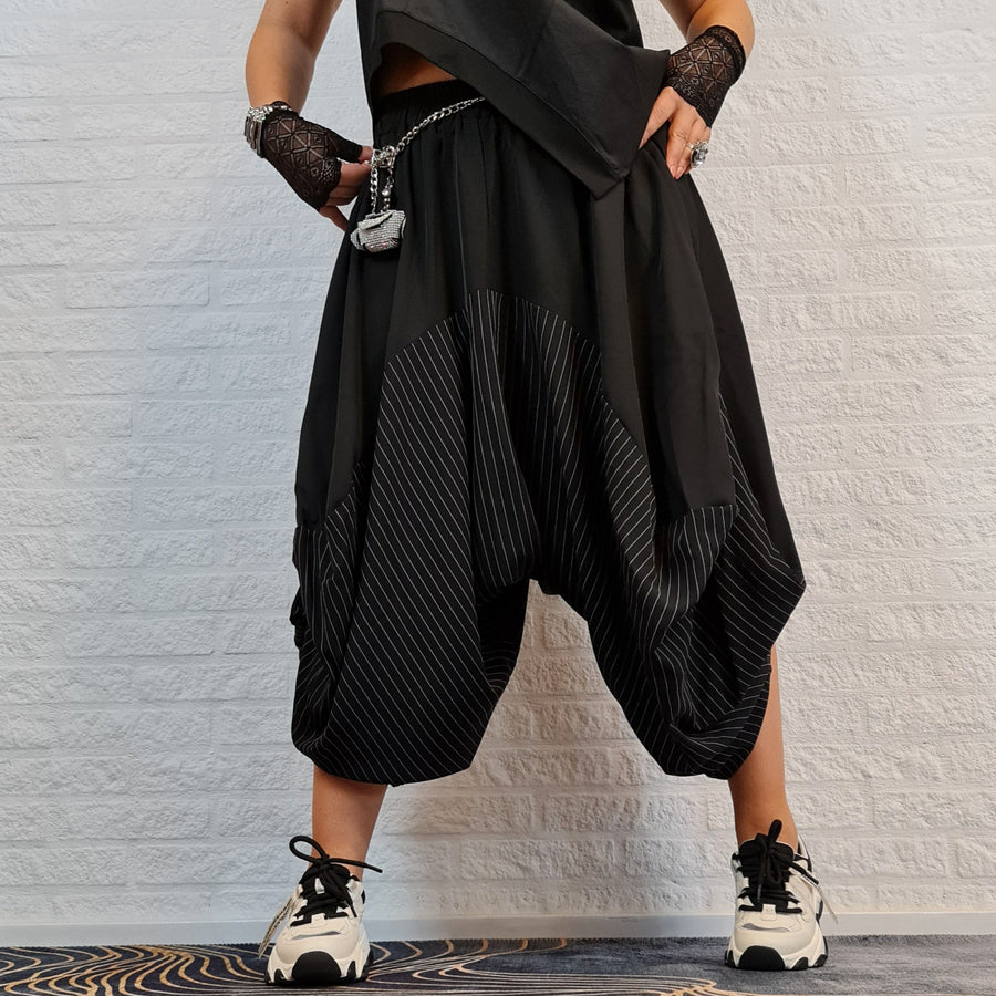 Jazz Up Street Punk Wide Legged Pants-SimpleModerne