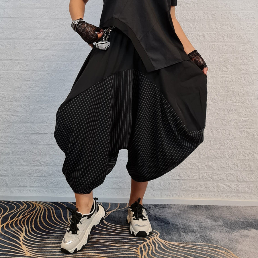 Jazz Up Street Punk Wide Legged Pants-SimpleModerne