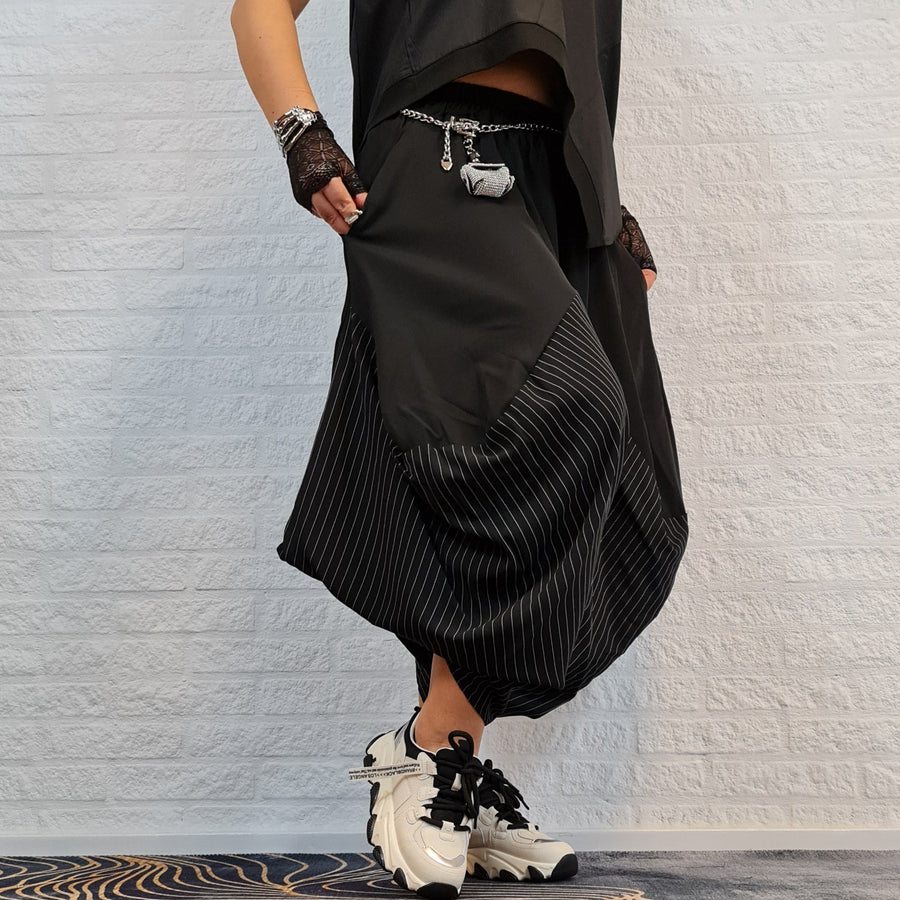 Jazz Up Street Punk Wide Legged Pants-SimpleModerne