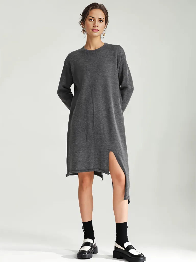 Jazz Up Two Piece Knitted Pullover Dress-SimpleModerne