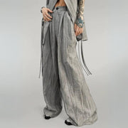 Jazz Up Wide-Legged Trousers-SimpleModerne