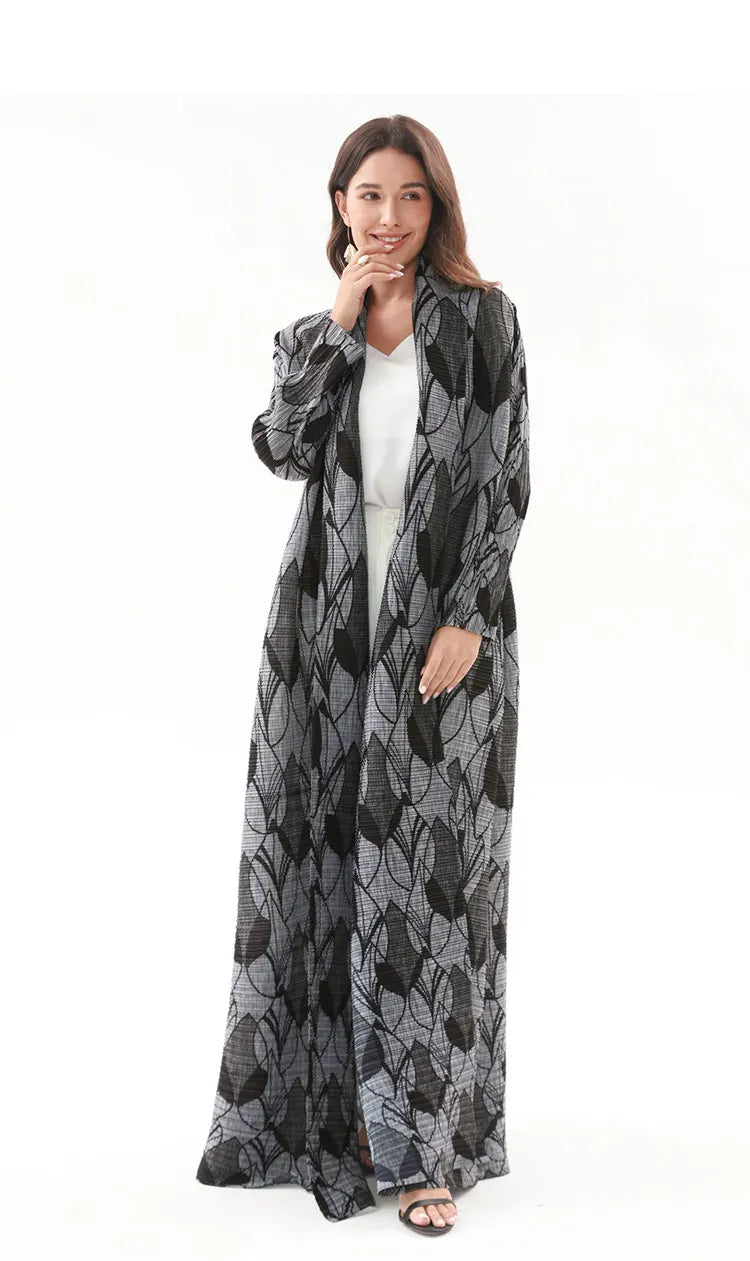 Lite Maxi Pleated Coat-SimpleModerne