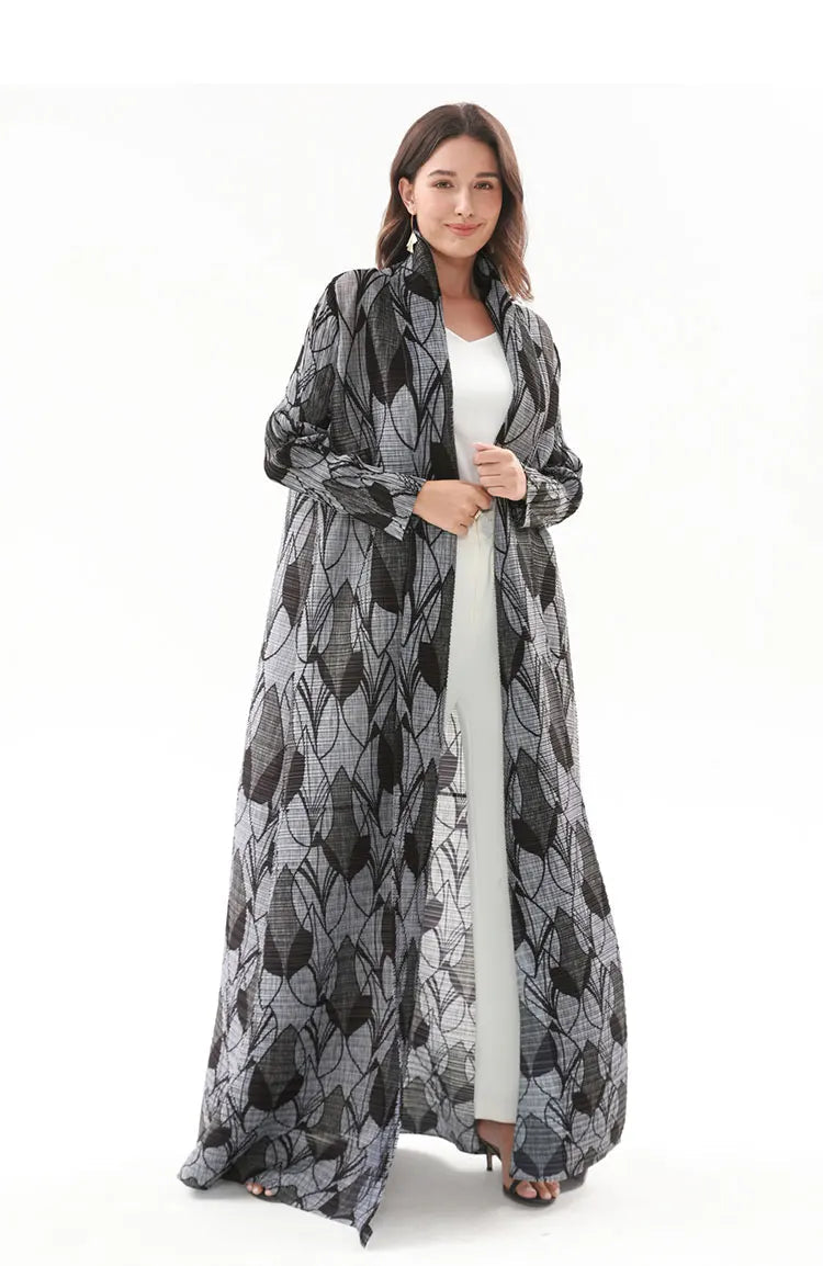 Lite Maxi Pleated Coat-SimpleModerne