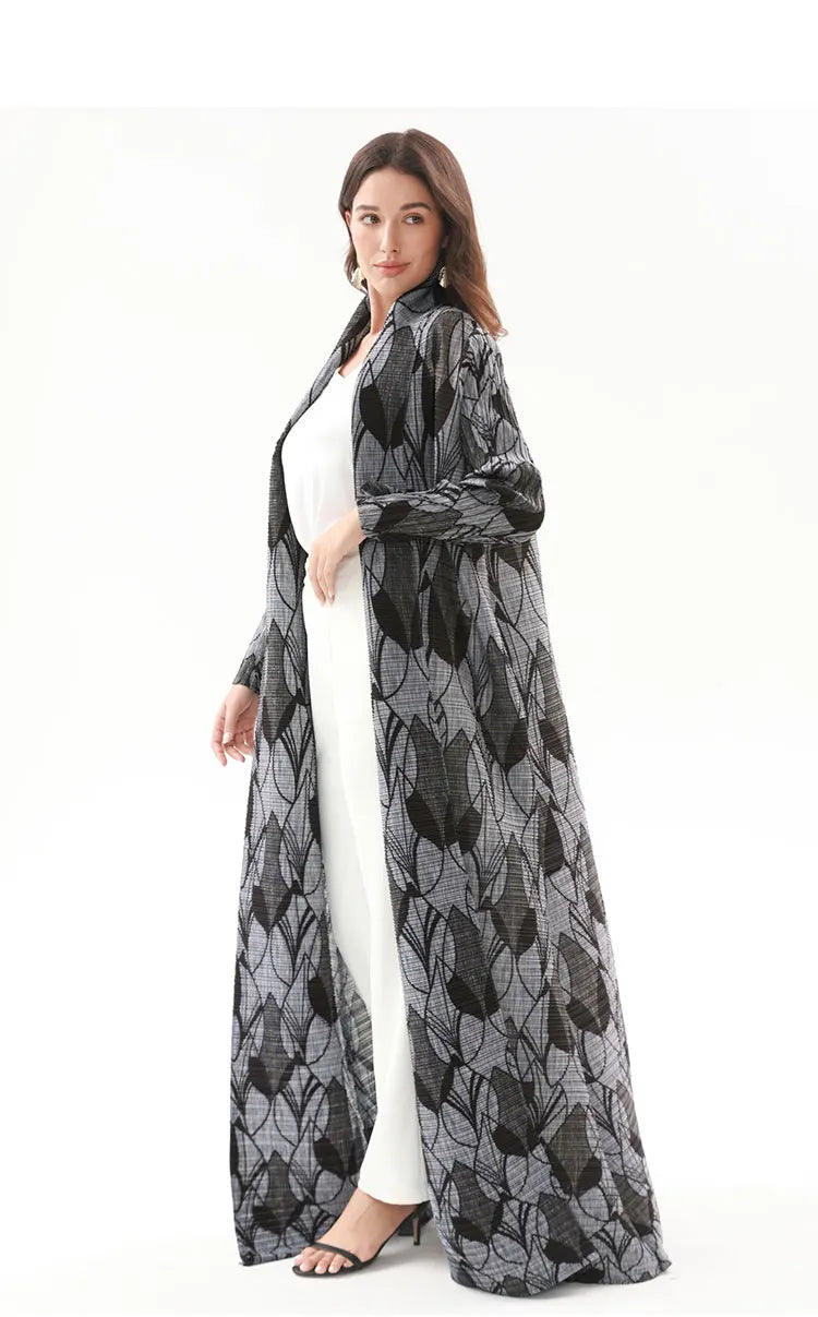 Lite Maxi Pleated Coat-SimpleModerne