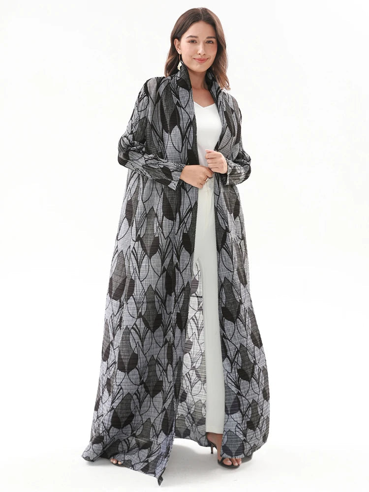 Lite Maxi Pleated Coat-SimpleModerne