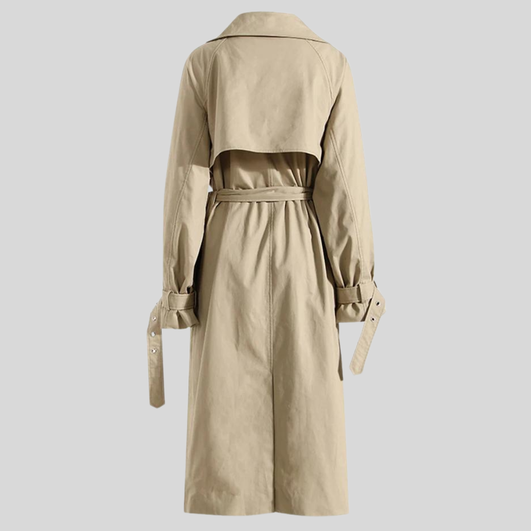 Maxi Pocket Khaki Windbreaker-SimpleModerne