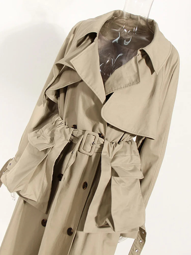 Maxi Pocket Khaki Windbreaker-SimpleModerne