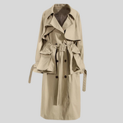 Maxi Pocket Khaki Windbreaker-SimpleModerne