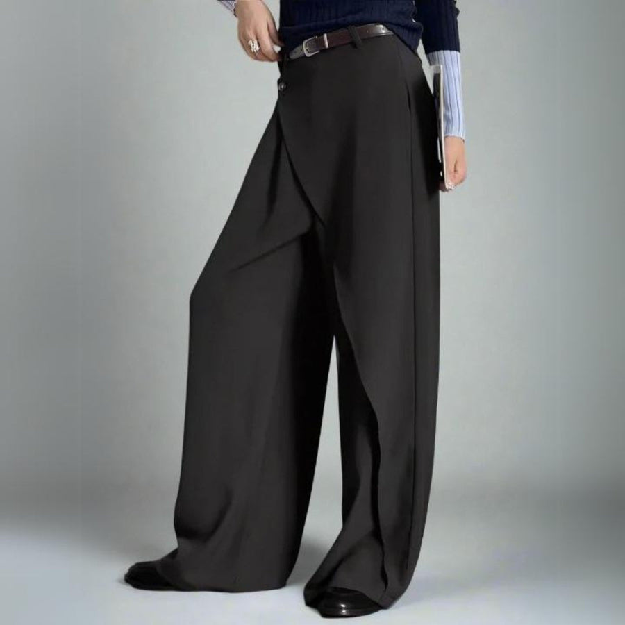 Miss Office Punk Layered Trousers-SimpleModerne