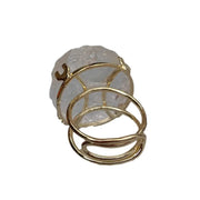 Rough Quartz Ring-SimpleModerne