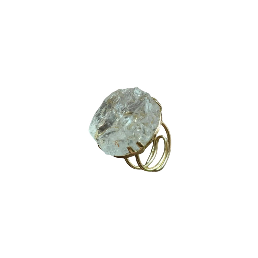 Rough Quartz Ring-SimpleModerne