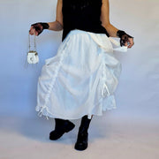 Runaway Goth Bride White Skirt-SimpleModerne