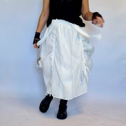 Runaway Goth Bride White Skirt-SimpleModerne