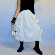 Runaway Goth Bride White Skirt-SimpleModerne