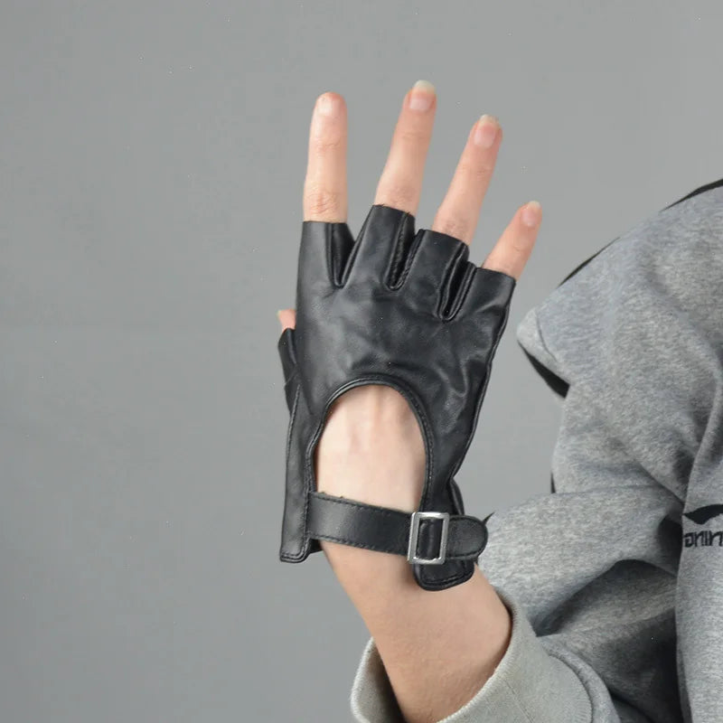 Minimalist Vegan Leather Gloves - Available in Light Brown, White & Black-SimpleModerne