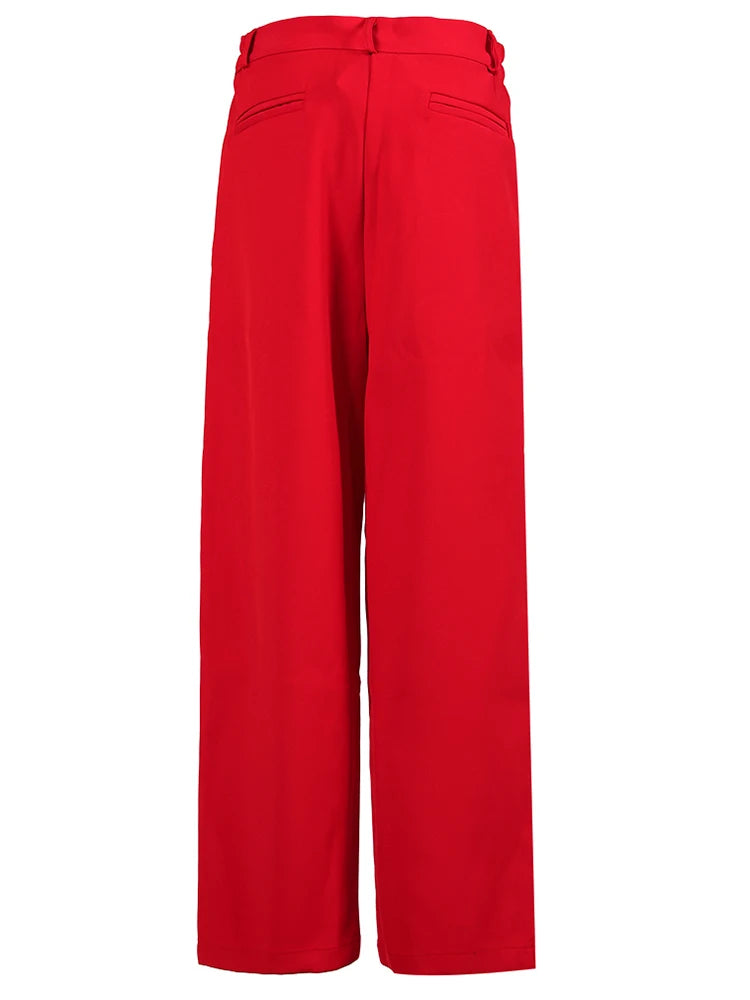 Jazz Up Classy Red Trousers-SimpleModerne