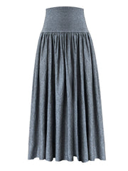 Jazz Up Maxi Winter Gray Skirt-SimpleModerne