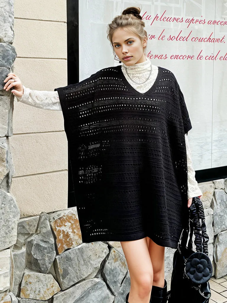 Knitted Oversized Pullover-SimpleModerne