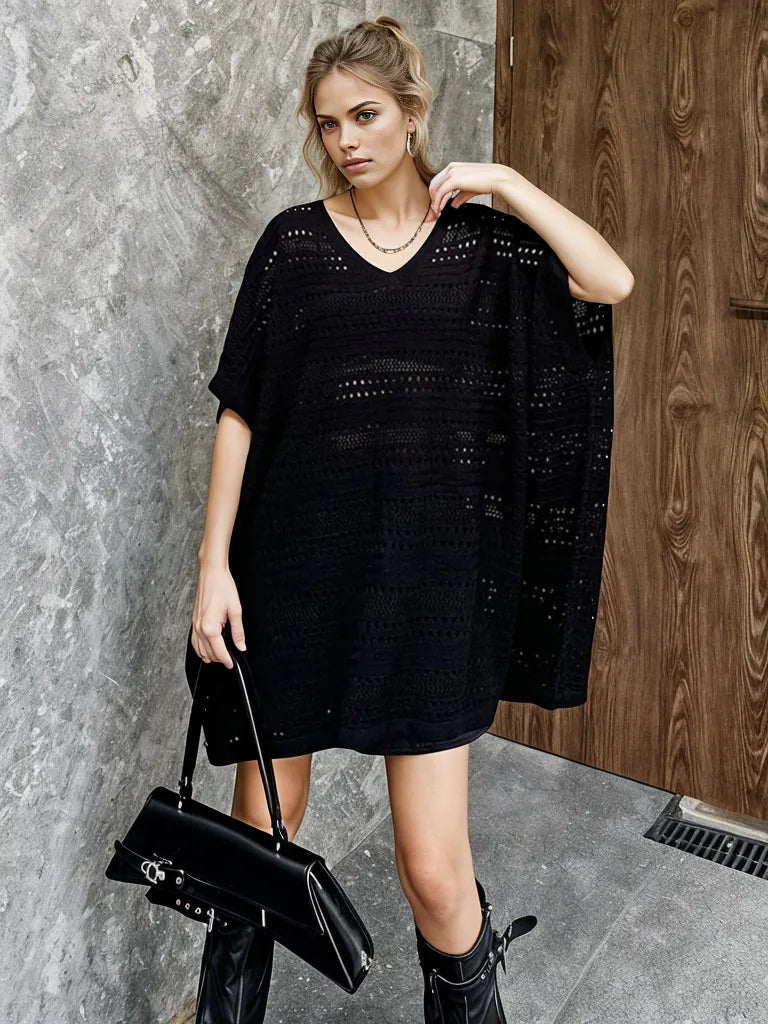 Knitted Oversized Pullover-SimpleModerne