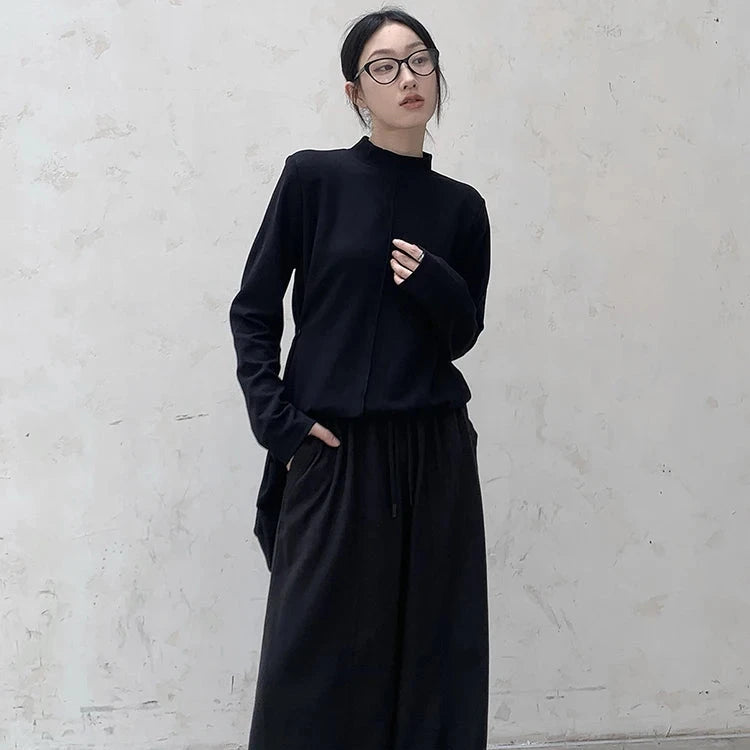 Korean Style Lite Turtleneck Pullover-SimpleModerne