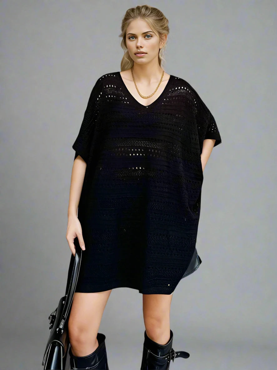 Knitted Oversized Pullover-SimpleModerne