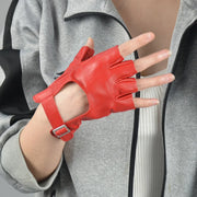 Minimalist Vegan Leather Gloves - Available in Light Brown, White & Black-SimpleModerne