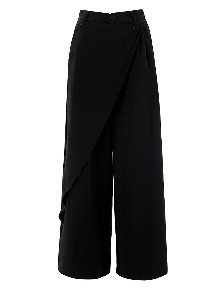 Punky Trousers with Overlay - Available in Khaki & Black-SimpleModerne